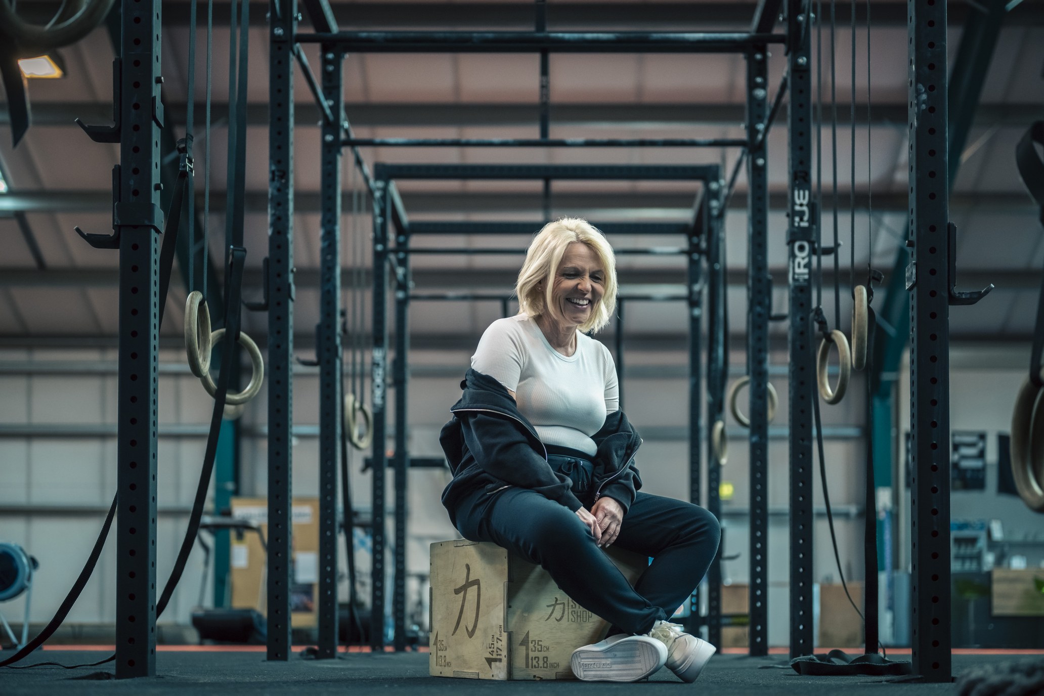 Anja Lorenz im Training