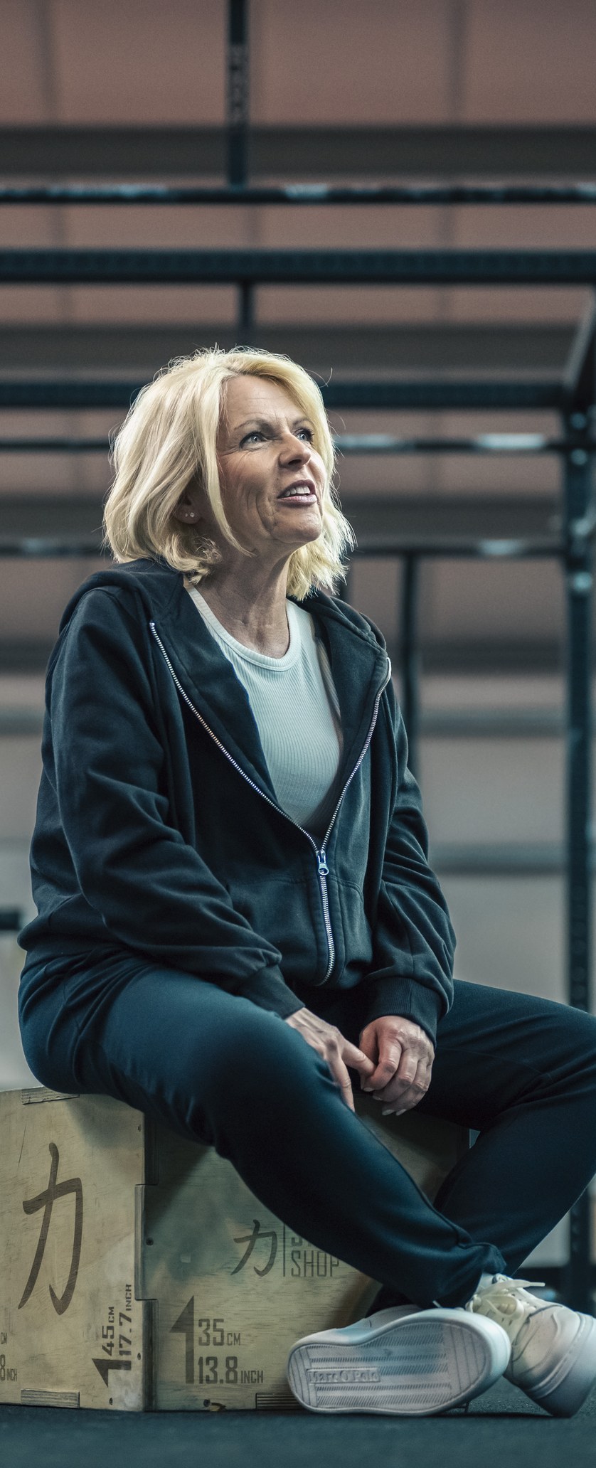Anja Lorenz im Training